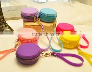 Macarons Silicone Coin Purse Hot-selling Macarons Silicone Wallet thumbnail-2