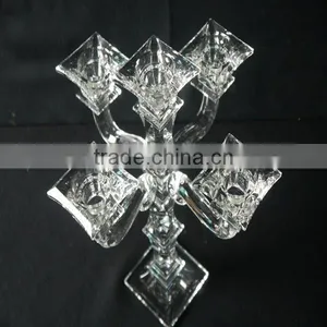 Crystal Candle Holders for Glass Wedding & Table Centerpieces thumbnail-3