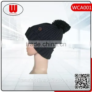 Adults Winter Fashion Beanie Knit Hat thumbnail-2