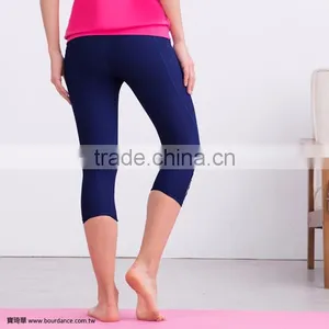 Adult Slim Fit Yoga Crop Pants thumbnail-2