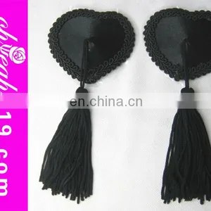 New Fashion Fabric Nipple Cover Black thumbnail-1