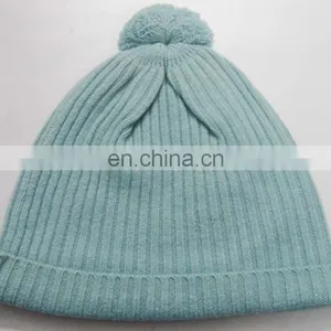 Knitted Cashmere Rib Caps thumbnail-3