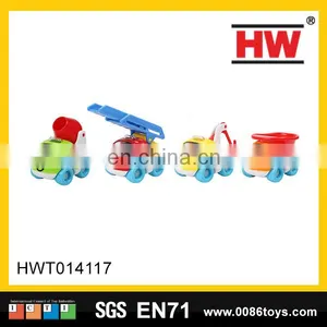 4 Designs Pull Back Cartoon Cars 8 cm Mini Cars thumbnail-1