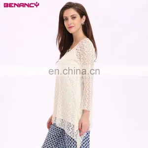 Custom Ladies Mesh See-through Tunic Pattern Occasion Clothing thumbnail-3