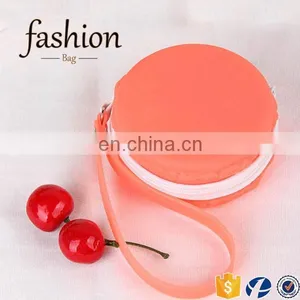 CR Proffesional Sales Team Cheap Fancy Earphone Bag Lovely Round Shape Blue Bulk Wholesale Silicone Coin Purse thumbnail-6