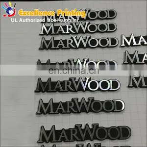 Custom Metal Logo Badge Sticker Label Badge Metal Label thumbnail-6