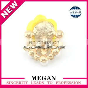2015 New Fashion Design Pearl Rhinestone Button Wholesale thumbnail-2