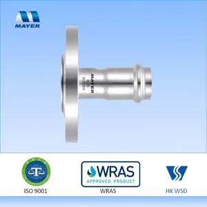 Stainless Steel Flange Press Fitting PTFE Gasket thumbnail-1