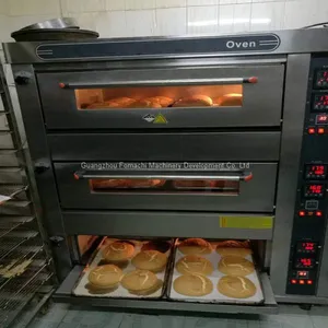 Gas Deck Oven 3 Deck 9 Trays Cake Bakery Oven FMX-O90R thumbnail-2
