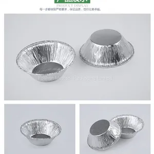 2.7'' Round Aluminum Foil Mini Egg Tart Pan thumbnail-2