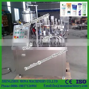 Automatic Plastic Toothpaste, Cleansing Milks Tube Filling and Sealing Machine With CE Certificate thumbnail-2