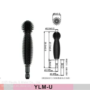 4d Fiber Lash Disposable Silicone Plastic Black Eyebrow Mascara Facial Private Label Tube Brush Wands Bottle Packaging de Soldar Buceo Waterproof With Cap for Eyelash Extensions thumbnail-4