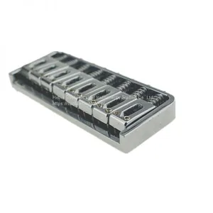 Factory Custom Nickel Plated Brass Headless Guitar Bridge thumbnail-2