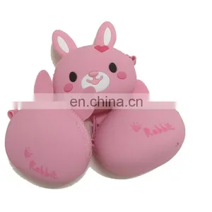 Women Girls Bunny Coin Purse Cartoon Silicone Rabbit Change Purse Change Coin Wallet Bag thumbnail-3