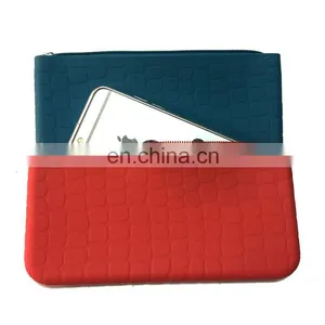 Surface Leather Shape Wallet Purse Lady's Clutch Zipper Pouch Fashion Silicone Bag thumbnail-7