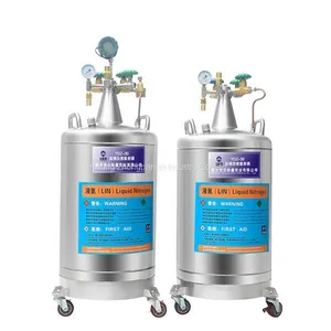 YDZ-30 30liters LN2 Cryogenic Dewar Vacuum Hose/pump thumbnail-2