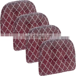 Trellis Tufted Non-Slip Geometric Dining Chair Cushions thumbnail-4