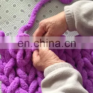 250g/pc DIY Chenille Yarn, Jumbo Yarn,Knitting for Blankets and Scarf and Blanket thumbnail-1