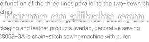 3800-3A High-speed Three Needle Chain Stitch Sewing Machine With Puller thumbnail-3