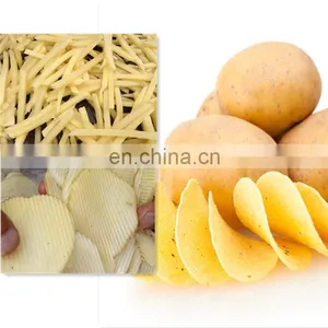 Automatic Cassava Potato Skin Peeling Slicing And Cutting Processing Machine thumbnail-6