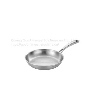 Xinxing Axa Stainless Steel Try-ply Stainless Steel Fry Pan thumbnail-3