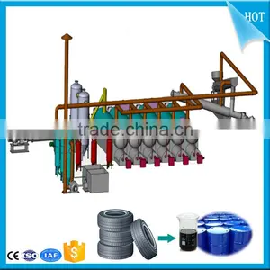 Green Technology Waste Tyre Recycling Machine_Used Tyre Pyrolysis Machine thumbnail-1