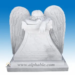 Marble Weeping Angel Statues for Sale thumbnail-3