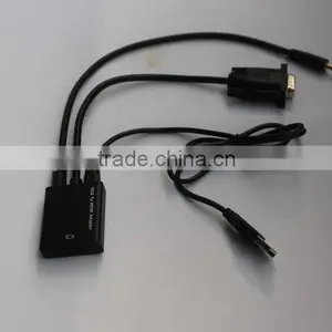 Opp Bag Vga to HD Converter With Usb thumbnail-3