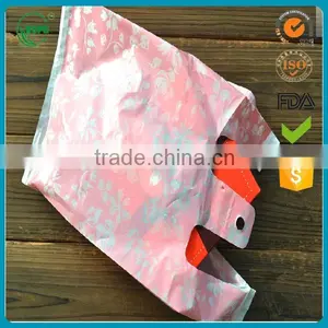 Printed HDPE T-shirt Bag With Good Quality for Shopping thumbnail-3