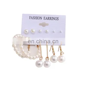 New Week Ear-nail Suit for Students, Simple of Small Fresh Earrings for Women Wholesale thumbnail-1