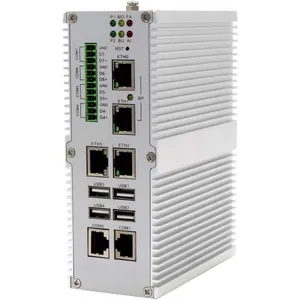 Din Rail Industrial Computer With 4 GbE Rj45 2 RS232 5 RS485 thumbnail-2