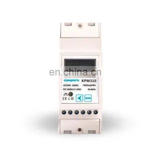 Electric Energy Meter Factory KPM31B10(60) Single Phase Ethernet Din-rail Modbus LCD Smart M-bus Solar dc Energy Meter thumbnail-2