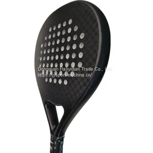 Carbon Padel Racket 12K Panel With Grit Finish JYP06 Custom Logo thumbnail-3