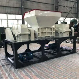 High Quality CE Bike Double Shaft Shredder Machine for Recycle thumbnail-1