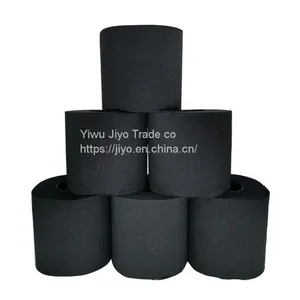 Custom Black Printed Toilet Paper thumbnail-1