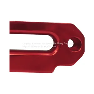 Off-road Vehicle Outdoor Rescue Red Aluminum Alloy Winch Guide Rope Stop Rope Accessories Winch Rope Exit Rope thumbnail-4
