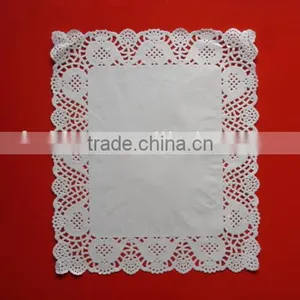 Square White Paper Doily From Manufacturer - 95 Sizes For Your Choice thumbnail-1