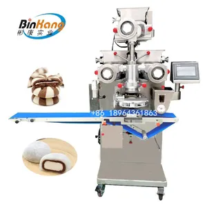 Factory Direct Sale Double Filling Encrusting Machine/bi-color Cookies Making Machine thumbnail-1