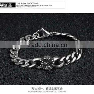 Fashionable Stainless Sterling Steel Man Bracelets Plain Titanium Steel Designer Heavy Bangles thumbnail-5