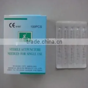 Japanese Style Copper Pipe Handle Acupuncture Needles High Quality CE ISO FDA thumbnail-1
