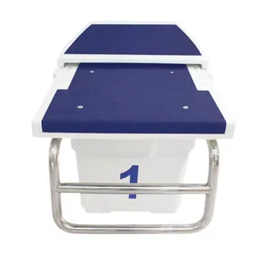 Pikes New Design Fiberglass Swimming Pool One Step Diving Board Stainless Steel Starting Block for Competition Pool thumbnail-6