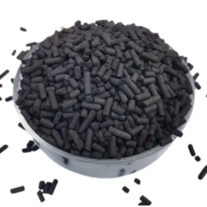 Wholesale Factory Bulk Activated Carbon Pellet Per Ton Price Mercury Catalyst Pellet Activated Carbon 4mm thumbnail-5