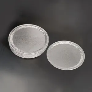 Thick Round Aluminum Foil Tray 12 Inch for Catering Roasting Takeout Bakery and Food Packaging thumbnail-1
