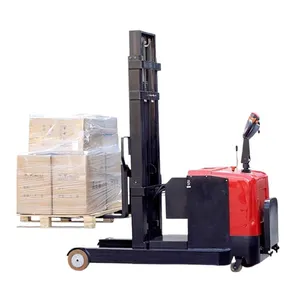 Electric Battery Operated Station Driven Pallet Forklift Truck Pallet Forklift Electric Stacker thumbnail-1