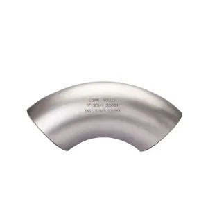 ANSI/ASME B16.9 GOST Lr 90deg Carbon Steel A234 Wpb Elbow SR 45 Deg Carbon Steel Elbow for Pipe Connection thumbnail-1