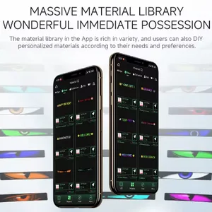 Design Intelligent Car LED Matrix Pixel Panel/Bluetooth Control Car Advertising Display Screen（Wechat:13510231336） thumbnail-4