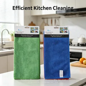 High Density Microfiber Cloth Durable Car Cleaning Towel thumbnail-3