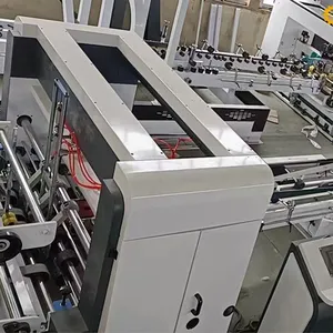 Automatic corrugated box folding gluing carton folder gluer machine thumbnail-2
