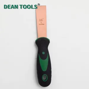 Non-Sparking Putty Knife Beryllium Copper Alloy Plastic Handle 1.5mm Thick Blade thumbnail-1