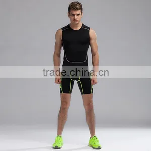 (OEM/ODM Factory)Mens Compression Base Layer Under Wear Sports Outdoor Short Sleeve Shirts thumbnail-1
